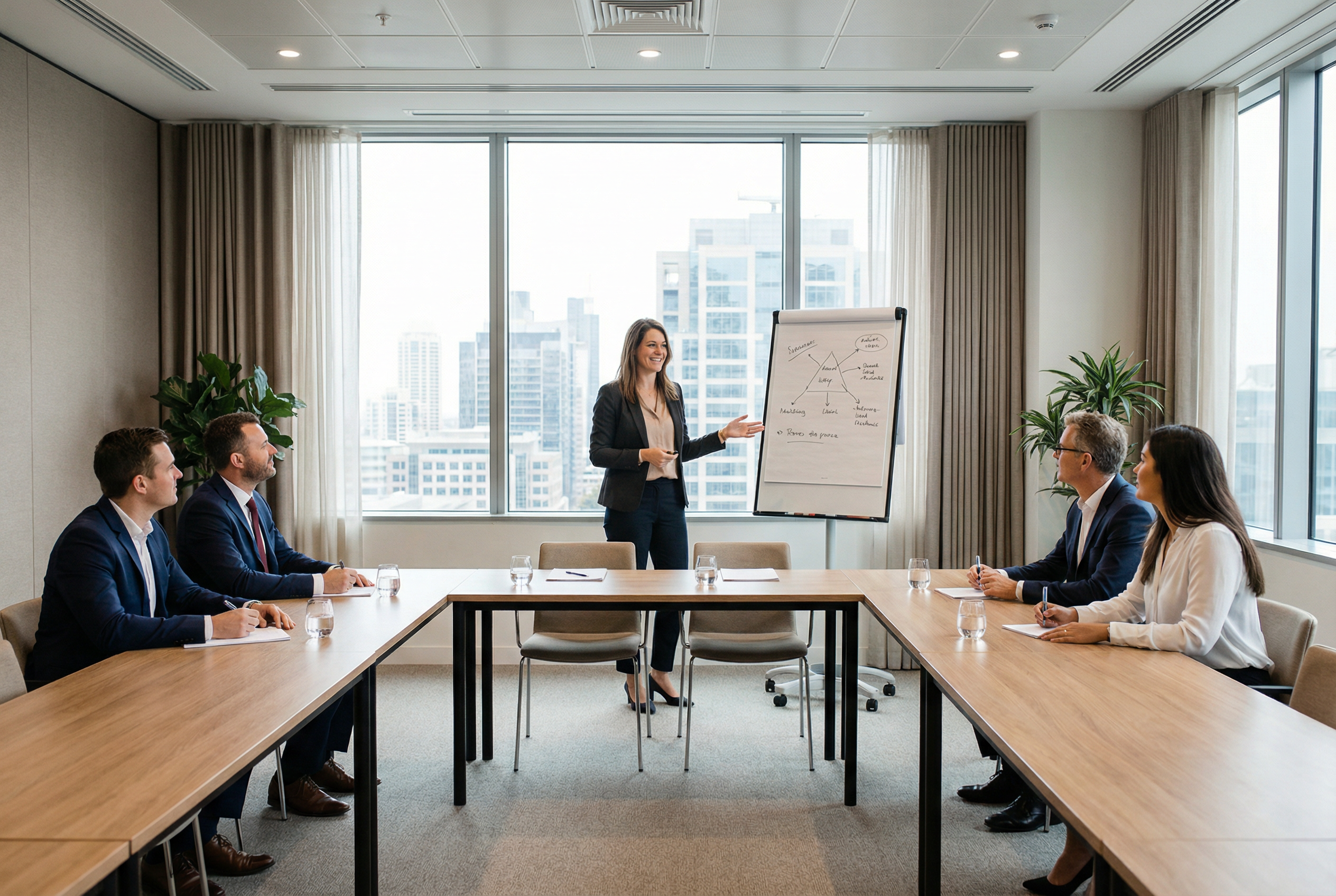 Train the trainer course in session